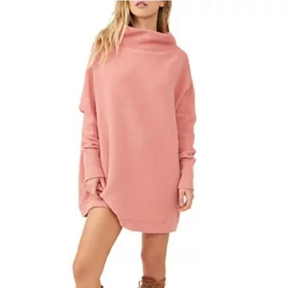 Free People Ottoman Slouchy Tunic Sweater Dress Size S - Picture 2 of 9